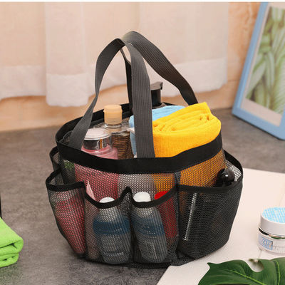 Bolsa de playa de malla para almacenamiento de cosméticos y trajes de baño para mujeres en las vacaciones de verano