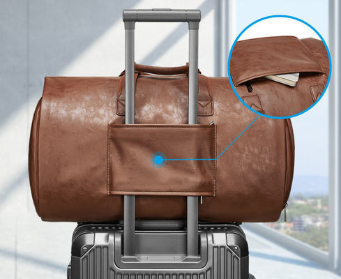 Logotipo personalizado aceptado Bolsa de equipaje resistente al agua de gran capacidad para viajes de negocios de hombres