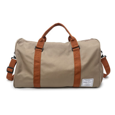 Patrón de hilo Logotipo personalizado Bolsa de equipaje plegable para viajes de gran capacidad a prueba de agua