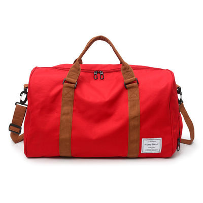 Patrón de hilo Logotipo personalizado Bolsa de equipaje plegable para viajes de gran capacidad a prueba de agua