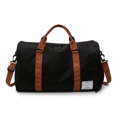 Patrón de hilo Logotipo personalizado Bolsa de equipaje plegable para viajes de gran capacidad a prueba de agua