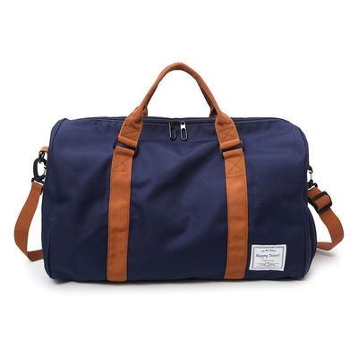 Patrón de hilo Logotipo personalizado Bolsa de equipaje plegable para viajes de gran capacidad a prueba de agua