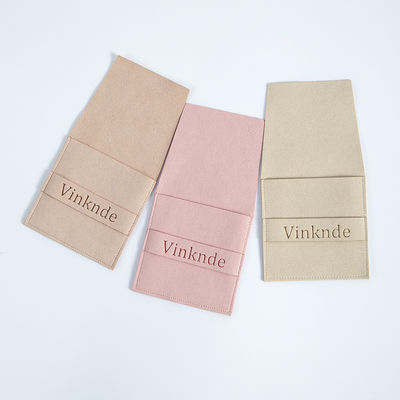 Logotipo personalizado Aceptado 6.2 * 6.2 Cm Multicolor de terciopelo Flip Cover Fashion Collar de joyería Bolso de almacenamiento