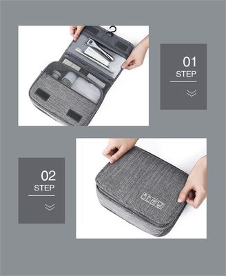 Cerradura de cremallera de viaje impermeable bolso de almacenamiento de cosméticos masculinos para hombres con estilo en movimiento