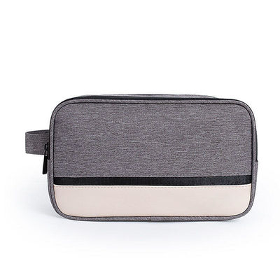 Bolso de maquillaje portátil impermeable con gancho colgante para hombres y mujeres