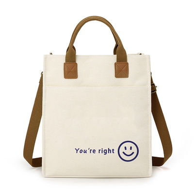 PU Mano Eco Amigo impermeable Laminado de lona Tote Bolso de compras con logotipo personalizado