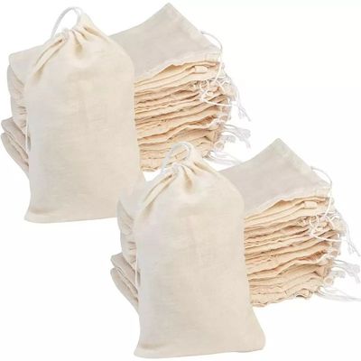 Vida diaria Impresión personalizada Bolsas de cuerda de dibujo Bolsa de polvo de lona de algodón con logotipo personalizado
