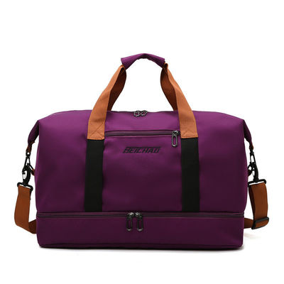 Logotipo personalizado Aceptado Gimnasio Deportivo Viajes Bolso de Duffel Bolsas de poliéster de lienzo impermeables