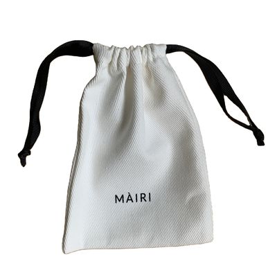 Bolsa de algodón de muselina con cinta para soluciones de embalaje de joyas