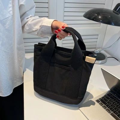 Bolsas de compras de lienzo de comestibles con mango de cuerda y otro tipo de patrón