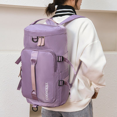 Impresión de logotipo personalizado Mochila de viaje unisex grande para senderismo Deportes al aire libre Carry On Bag