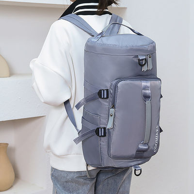 Impresión de logotipo personalizado Mochila de viaje unisex grande para senderismo Deportes al aire libre Carry On Bag