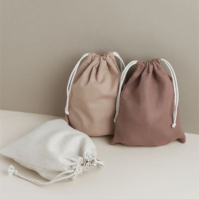 Bolso de algodón de cuerda de tracción personalizado a prueba de polvo