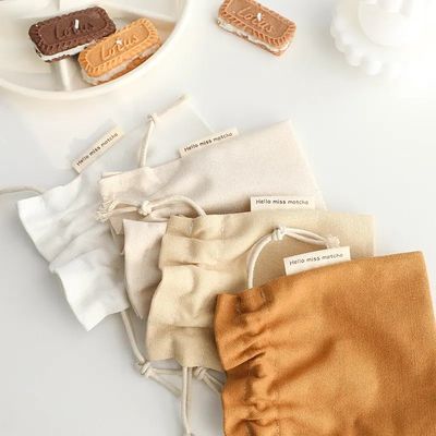 Bolso de algodón de cuerda de tracción personalizado a prueba de polvo