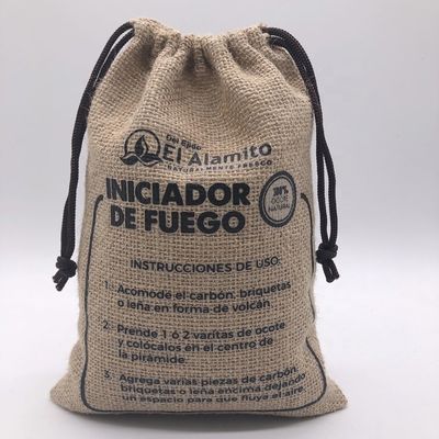 Bolsa de algodón con dibujos animados y logotipo personalizado