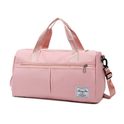 Bolsas de gimnasia de lienzo de gran capacidad con logotipo deportivo personalizado para entrenamiento de viaje de fin de semana