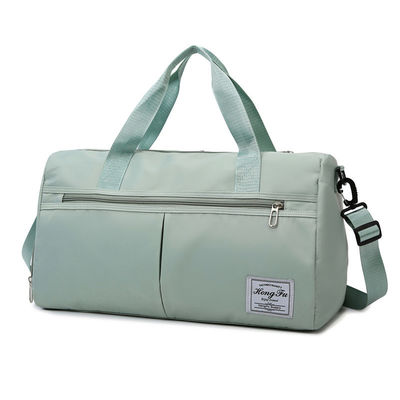 Bolsas de gimnasia de lienzo de gran capacidad con logotipo deportivo personalizado para entrenamiento de viaje de fin de semana
