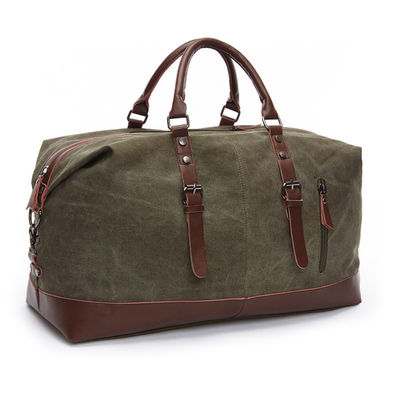 Bolso de viaje de lienzo a prueba de agua y resistente al desgaste Tratamiento de desvanecimiento del color para viajes cortos