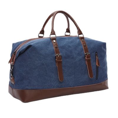 Bolso de viaje de lienzo a prueba de agua y resistente al desgaste Tratamiento de desvanecimiento del color para viajes cortos