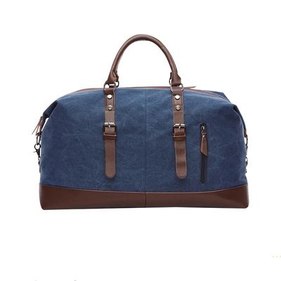 Bolso de viaje de lienzo a prueba de agua y resistente al desgaste Tratamiento de desvanecimiento del color para viajes cortos