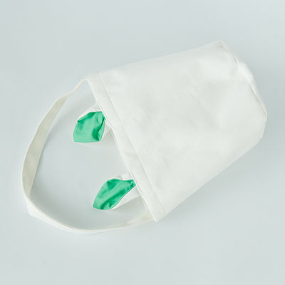 Bolso de la cesta de Pascua de la oreja del conejo portátil con fondo redondo y estilo más nuevo