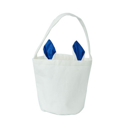 Bolso de la cesta de Pascua de la oreja del conejo portátil con fondo redondo y estilo más nuevo