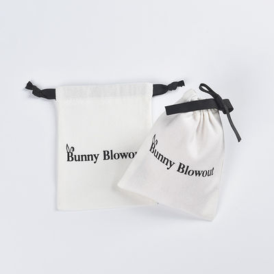 Bolsa de algodón con cuerda de dibujo con logotipo personalizado para almacenar fácilmente gafas y productos digitales