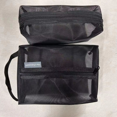 Bolso cosmético de malla más reciente para niñas mujeres almacenamiento de viajes profesionales OEM / ODM aceptado