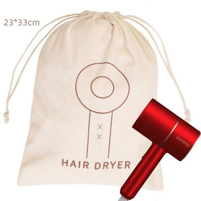 Bolsa de cuerda para proteger el secador de cabello del hotel del polvo