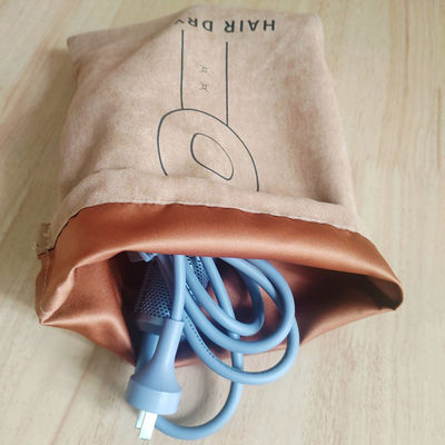 Bolsa de cuerda para proteger el secador de cabello del hotel del polvo