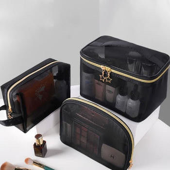 Logotipo personalizado, cremallera, organizador de maquillaje, bolso de almacenamiento para viajes y más
