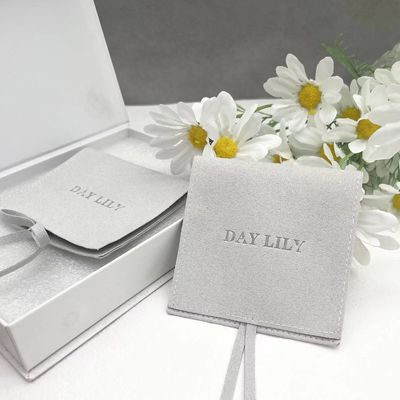 Bolsa de joyas de camiseta de lujo para pulseras ecológicas