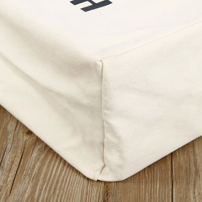 Bolsas de canvas reutilizables de tamaño mediano con diseño de impresión personalizado