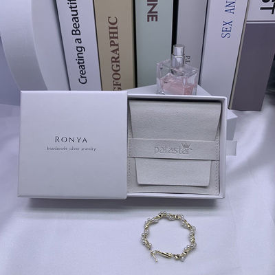 Bolsa de joyería aceptable OEM / ODM para accesorios personalizados de logotipo de lujo