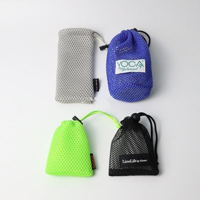 Bolso de cuerda redonda de color personalizado para auriculares y cable de datos