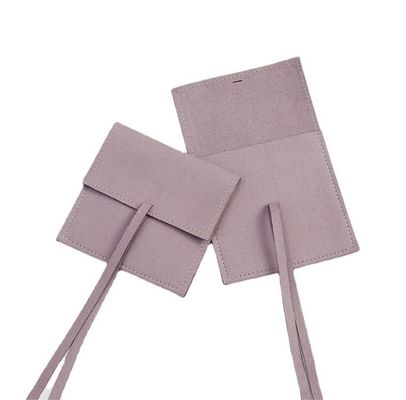 OEM / ODM aceptable bolsas de joyería de microfibra de suéter estilo de lujo para logotipo personalizado