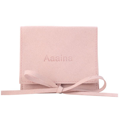 OEM / ODM aceptable bolsas de joyería de microfibra de suéter estilo de lujo para logotipo personalizado