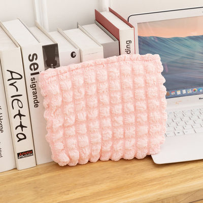 OEM/ODM aceptable bolso cosmético de malla hinchada lindo para mini bolsos de viaje de ropa de baño