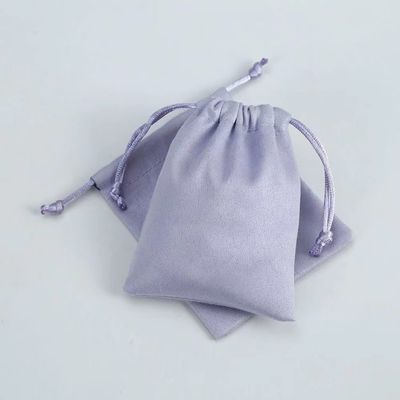 Bolso escolar de carro de terciopelo de cuerda de tira Bolso de joyería para embalaje de logotipo personalizado