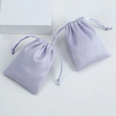Bolso escolar de carro de terciopelo de cuerda de tira Bolso de joyería para embalaje de logotipo personalizado