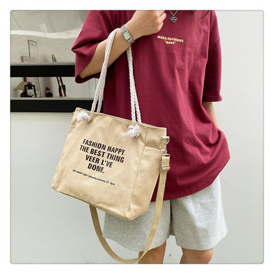 Unisex impermeable de lujo de lienzo corduroy bolsa de toque para el color personalizado vida diaria