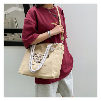 Unisex impermeable de lujo de lienzo corduroy bolsa de toque para el color personalizado vida diaria