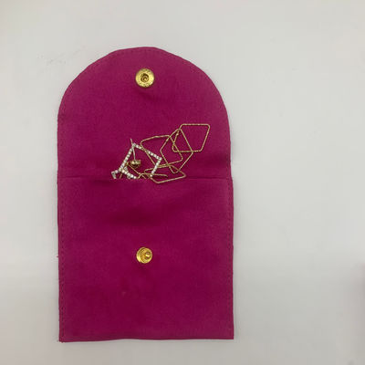 Suede personalizado Bolsa de joyas ecológicas Bolsa de joyas Tipo de pantalla de embalaje