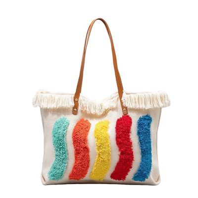 Lo más nuevo de moda personalizado de algodón reutilizable de lona bolsa de toque para mujeres Logotipo impreso