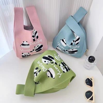 Bolso de Mujeres Popular Bolso de Tejido de Poliéster Personalizado Bolso Mini Tote Bolsas de Compras