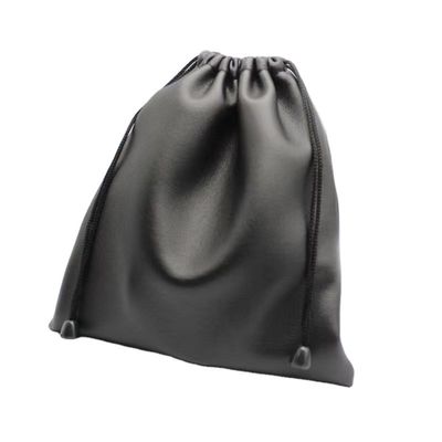 Bolso de embalaje cosmético de cuero de PU de oro personalizado para regalos de tamaño mediano