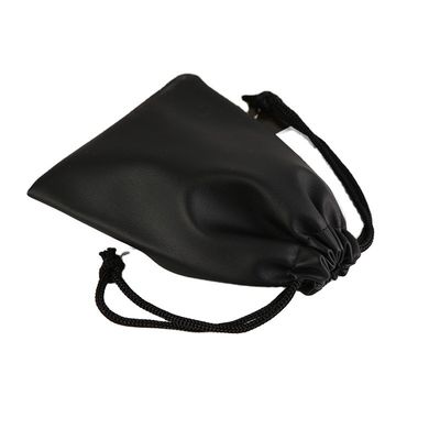 Bolso de embalaje cosmético de cuero de PU de oro personalizado para regalos de tamaño mediano