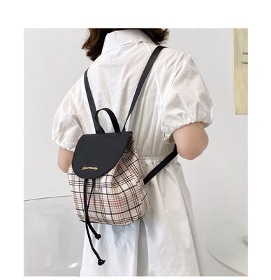 Mochila mini multifunción para adolescentes estilo de moda y cierre con cremallera