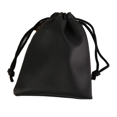 Bolso de embalaje cosmético de cuero de PU de oro personalizado para regalos de tamaño mediano