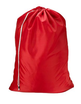 Bolsa de lavandería de nylon con cuerda de dibujo de color personalizada para lavado de trabajo pesado con estilo de moda